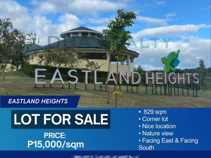 829 sqm Residential Lot for Sale in Eastland Heights, Antipolo City