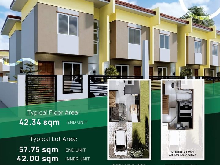 Pacifictown Cabuco; 2-storey Townhouse for sale in Trece Martires