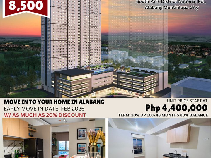 AVIDA LAND ARDANE CONDO IN MUNTILUPA ALABANG FOR SALE