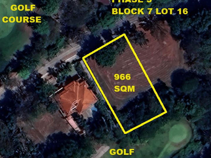 Fairway Lot for sale in Ph3 Southwoods 10mins to Alabang in M. Manila