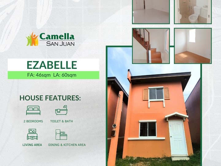 Ezabelle RFO house and lot in San Juan Batangas