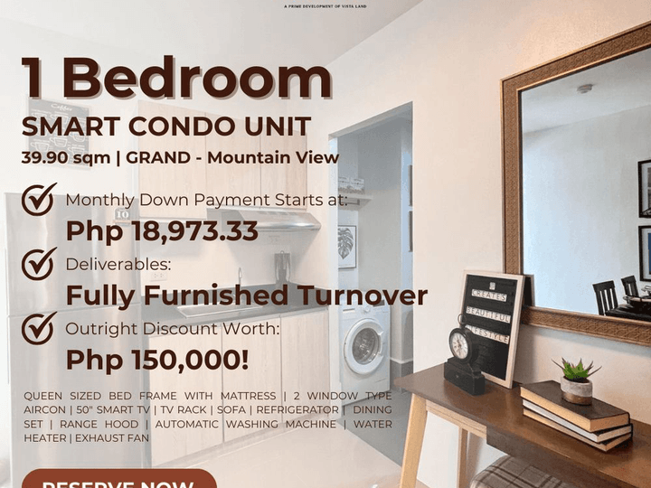 1 Bedroom Grand Smart Condo Unit For Sale in Subic Zambales