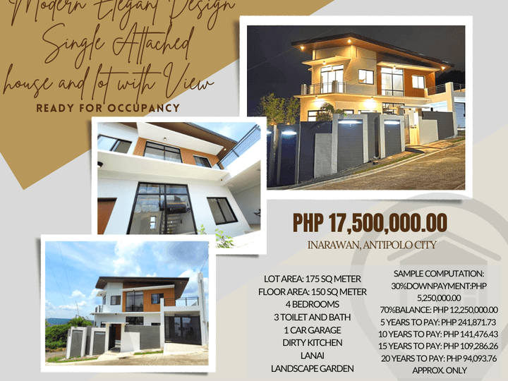 Modern Elegant Design House with mountain view in Antipolo City