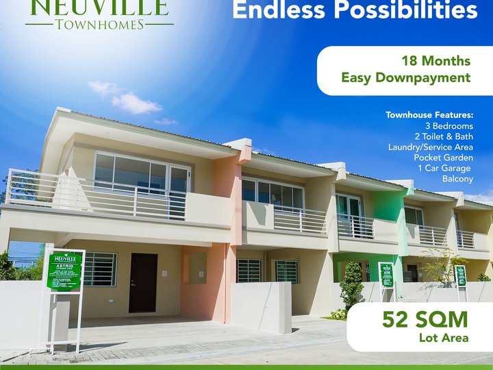 Neuville Homes ; a 3-bedroom Townhouse for sale in Tanza Cavite