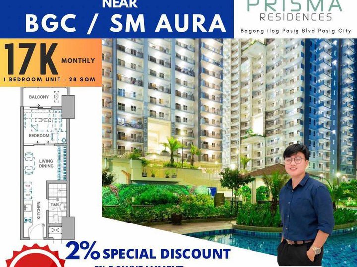 Low Downpayment Offer for High Rise Condo Near BGC