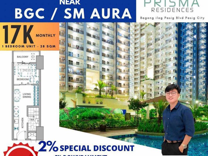 Resort Type Condo in Pasig, Manila Near BGC and SM Aura