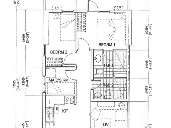 3 Bedroom with Parking and Drying Cage