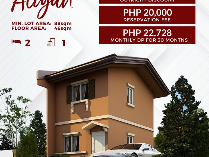 Aliyah, Pre-selling 2-bedroom SF House For Sale in Oton Iloilo