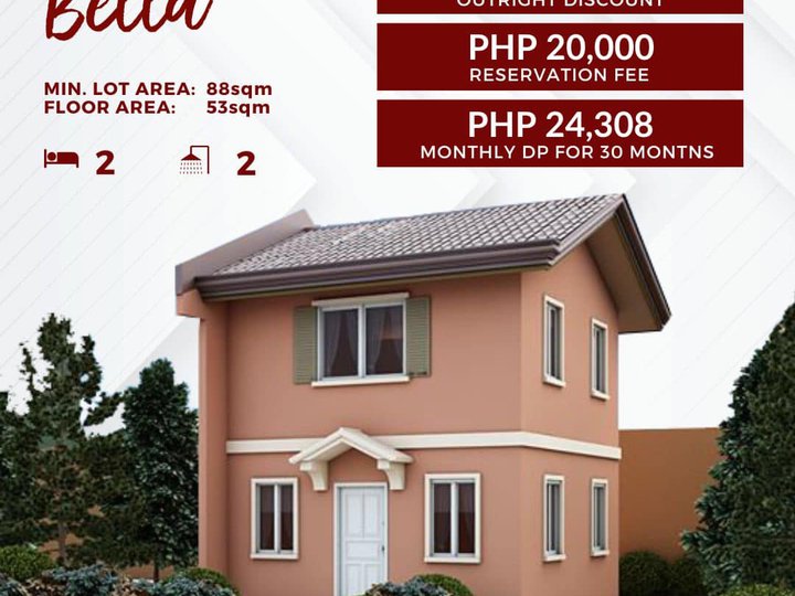 Bella, Pre-selling, 2-bedroom SFHouse For Sale in Oton Iloilo