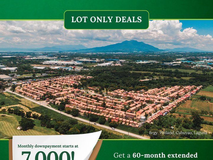 RESIDENTIAL LOT ONLY FOR SALE IN CABUYAO LAGUNA NEAR NUVALI