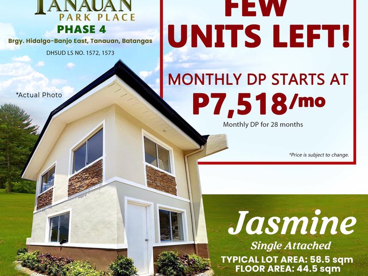 Affordable Jasmin Duplex For Sale Tanauan Batangas Tanauan Park Place