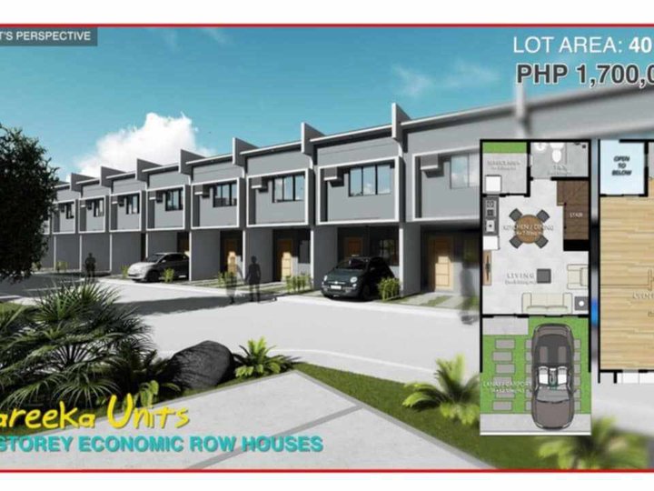 2 Storey Economic Rowhouse For Sale in Daanbantayan