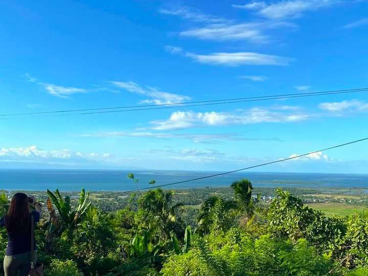 Lot Overlooking with Seaview facing Cebu