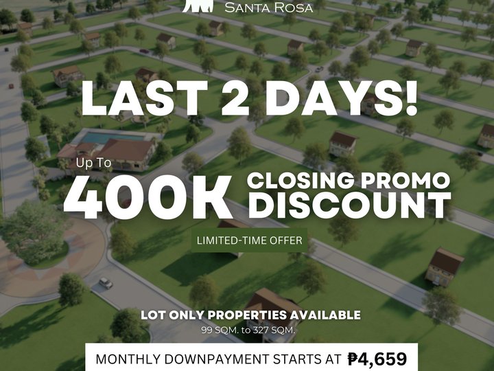 99 sqm Residential Lot For Sale in Santa Rosa Nueva Ecija