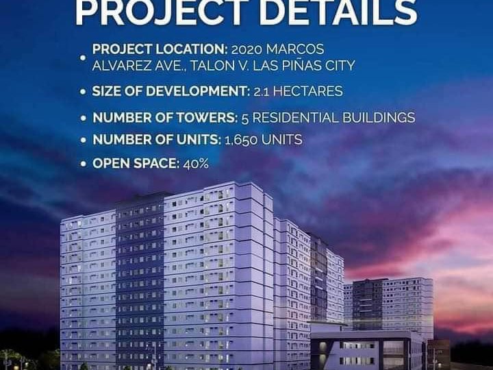 Pre Selling Condo in Las pinas City as low as 8k+ Monthly