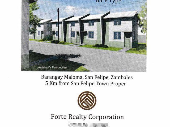 2-bedroom Townhouse For Sale in San Felipe Zambales