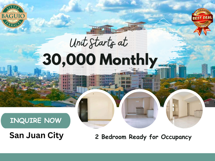 2 bedroom Rush Affordable Rent to Own 30k Monthly Ready For Occupancy
