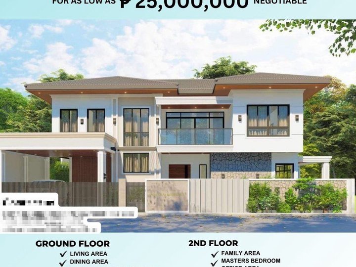 Ready For Occupancy 6-bedroom House and Lot for Sale in Greenwoods Batangas City