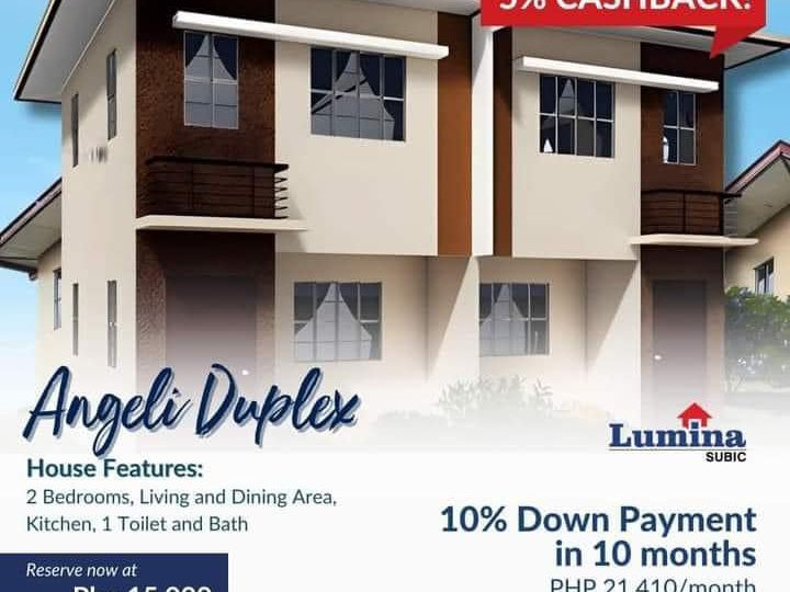 Ready For Occupancy 2-bedroom Duplex House For Sale in Subic Zambales