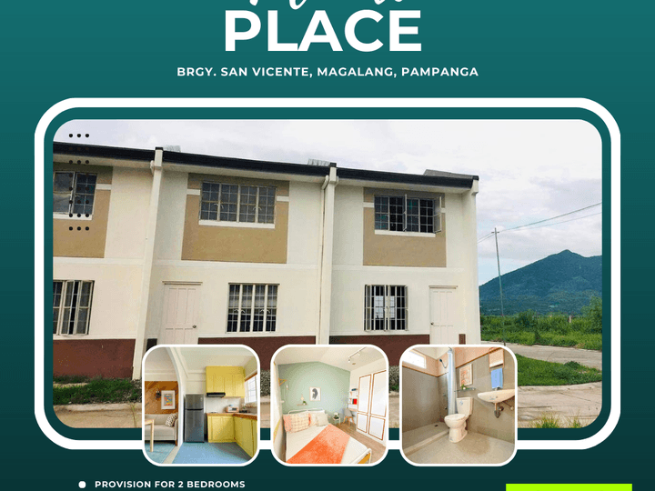 Ready For Occupancy 2-bedroom Townhouse For Sale in Magalang Pampanga