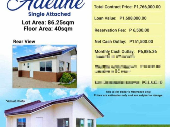 Single-Attached House and Lot in Baras, Rizal