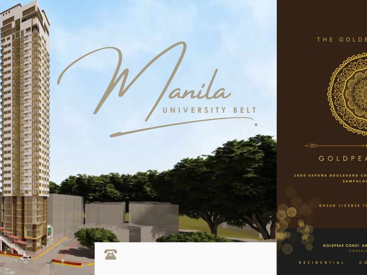 Preselling Condo walking distance to UST (U-Belt) Espana Boulevard