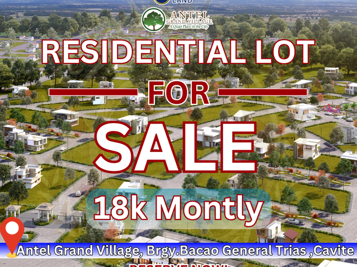 Residential Lot for as low as 18k monthly