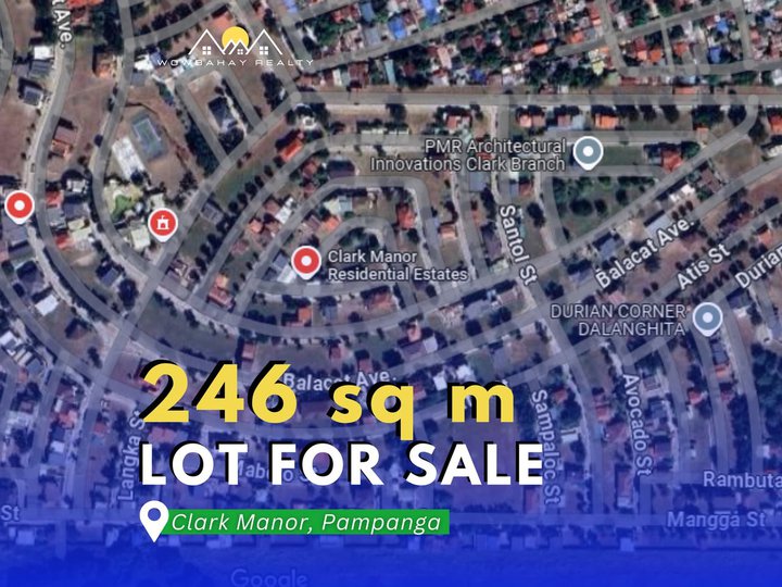 246 SQM CORNER LOT FOR SALE IN CLARK MANOR