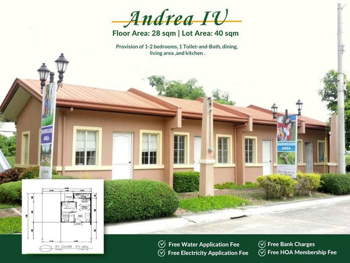 9K/Mo DP-Rowhouse in Carcar City (1-2 Bedrooms RFO)
