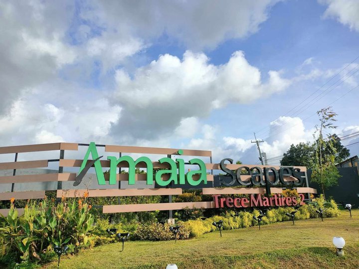 SINGLE ATTACHED HOUSE AND LOT END UNIT FOR SALE IN AMAIA TRECE MARTIRES NEAR SCHOOLS AND MALLS