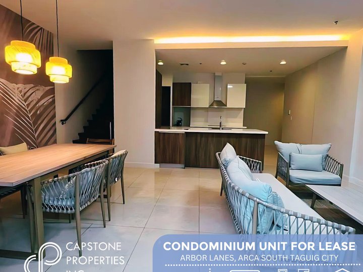 FOR LEASE: 1 Bedroom Loft-Type in Arbor Lanes, Arca South, Taguig City