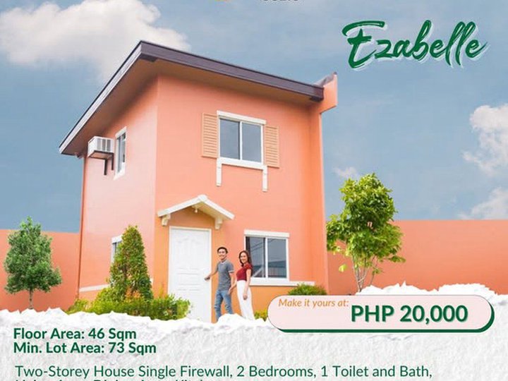 Ezabelle 2BR House and Lot for Sale in Camella Subic