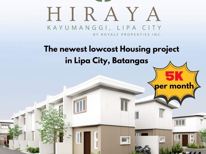 Rent to Own "Hiraya Place" Lipa Batangas