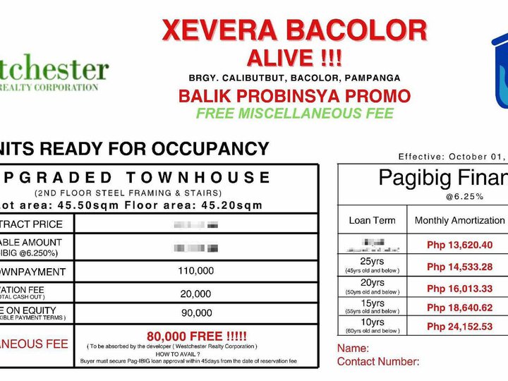 Fully-Finished 2- Bedroom Townhouse at Xevera Bacolor