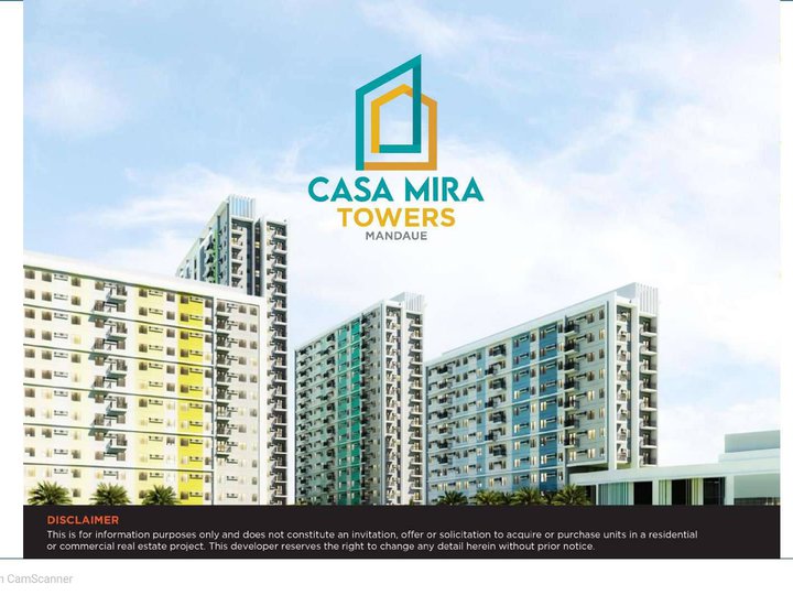 Pre Selling Condominium For Sale in Casa Mira Towers Mandaue Cebu