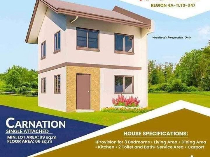 Richdale West offers a 3-bedroom Single Attached House For Sale thru Pag-IBIG in General Trias