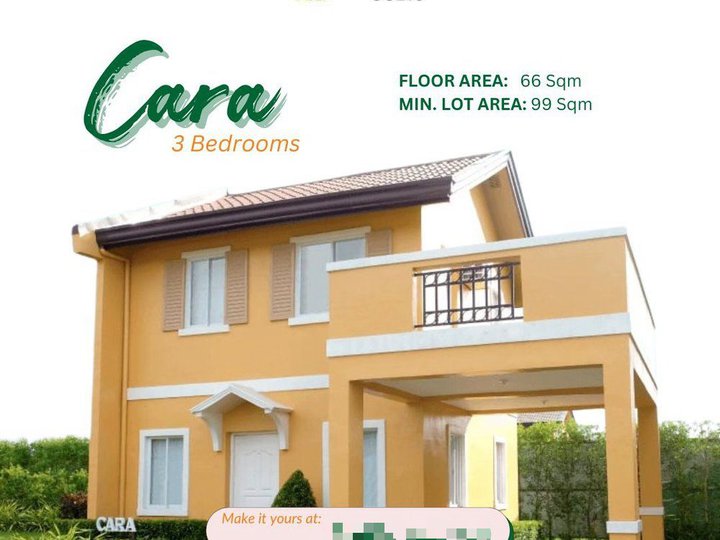 CARA 3BR House and Lot for Sale in Camella Subic Alta