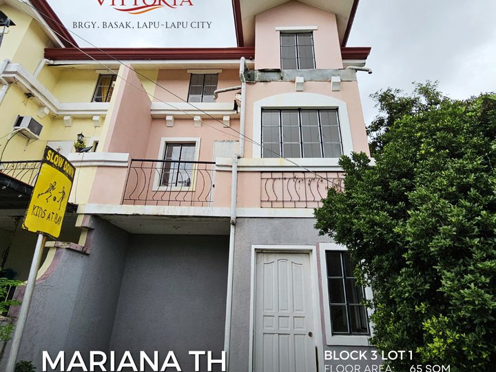 Discounted 3-bedroom Townhouse For Sale in Mactan Lapu Lapu Cebu