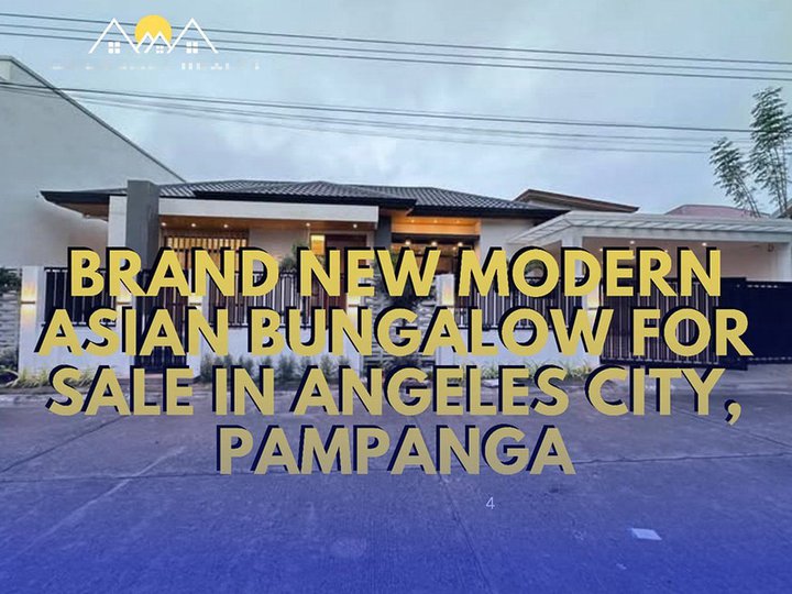 BRAND NEW MODERN ASIAN BUNGALOW FOR SALE IN ANGELES CITY