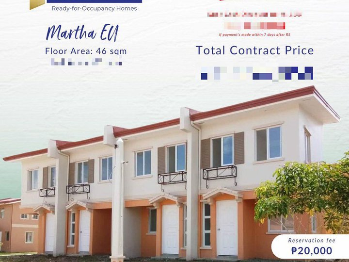 Ready For Occupancy 3-bedroom Townhouse For Sale in Koronadal South Cotabato