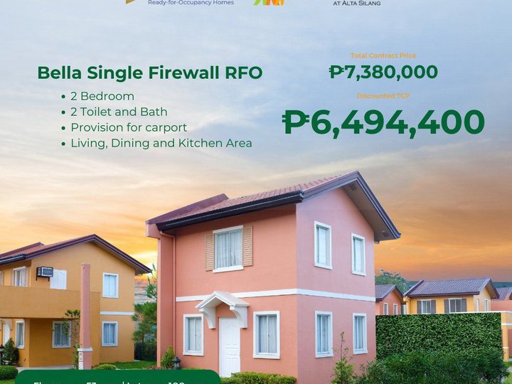 2BR RFO HOUSE AND LOT FOR SALE IN SILANG CAVITE