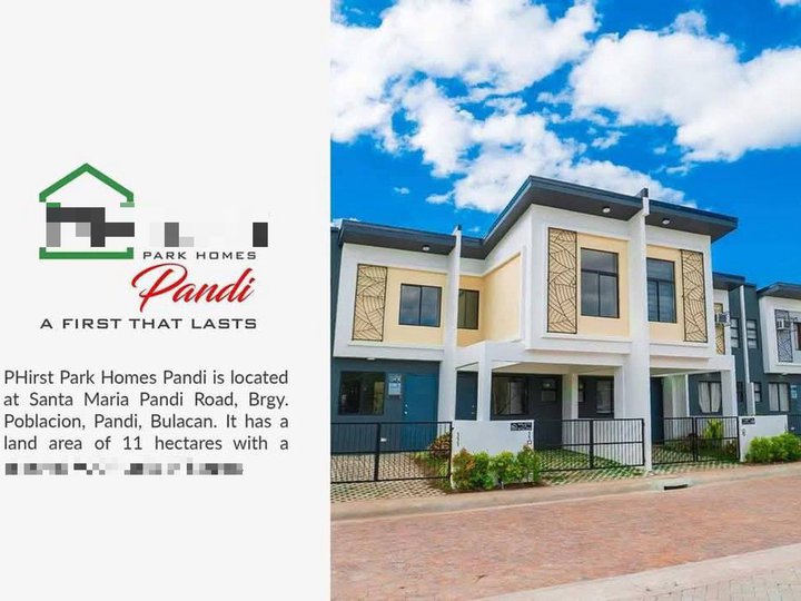 2-bedroom Townhouse For Sale in Phirst Park Homes Pandi Bulacan