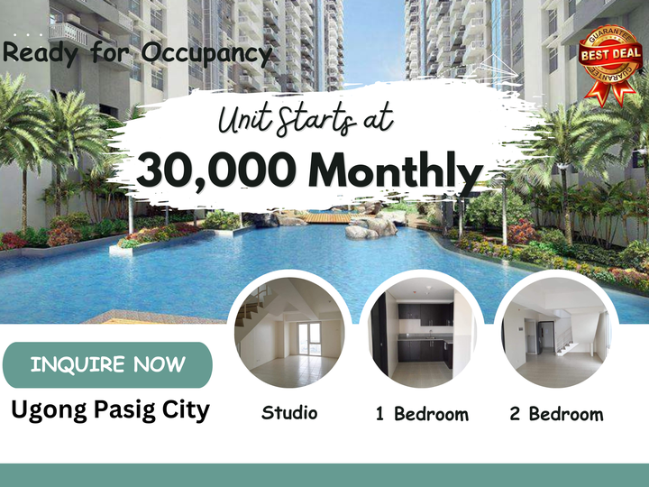 Studio 1BR/2br No DP RENT TO OWN Mandaluyong Kasara Urban Resort