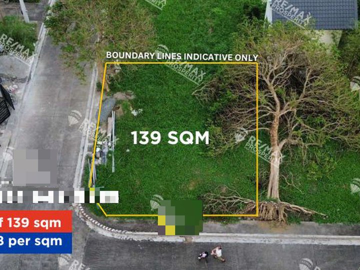 139 sqm Residential Lot For Sale in MorningFields Subdivision Calamba Laguna