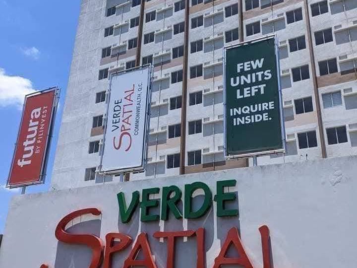 2 Bedroom Unit for Sale in Verde Spatial Commonwealth Quezon City