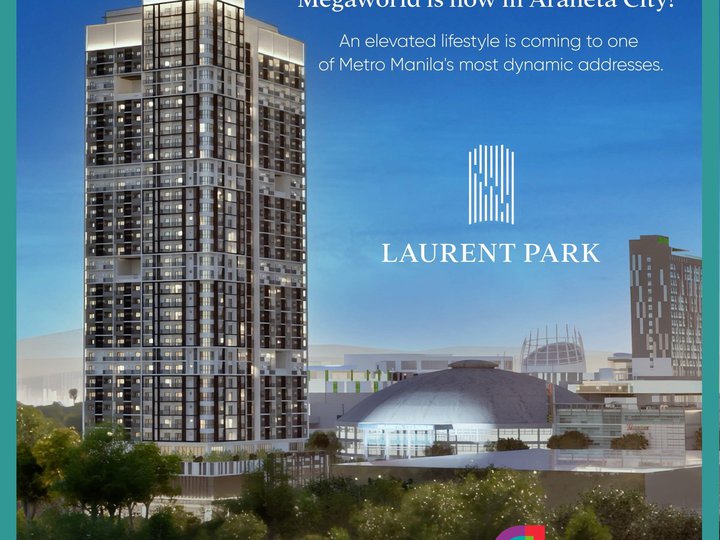 Laurent Park 29.00 sqm Studio Preselling Condo For Sale in Cubao Quezon City