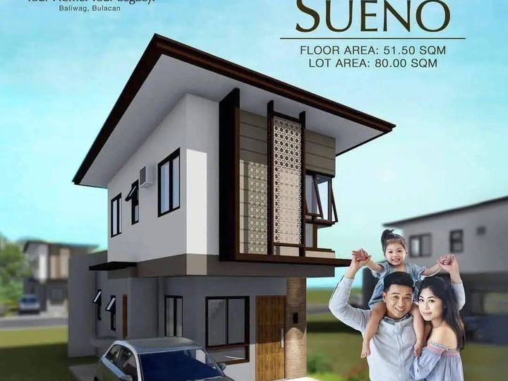 2-bedroom Single Attached House For Sale in Baliuag Bulacan