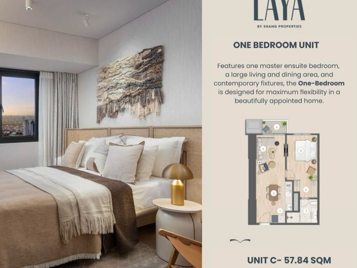 Shang Properties - Premium 1-bedroom Condo For Sale LAYA Pasig City
