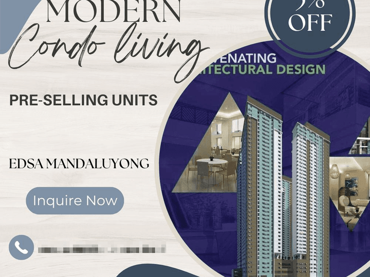 Affordable Condo For Sale 1Br Mandaluyong Ortigas Makati BGC MRT Pasig