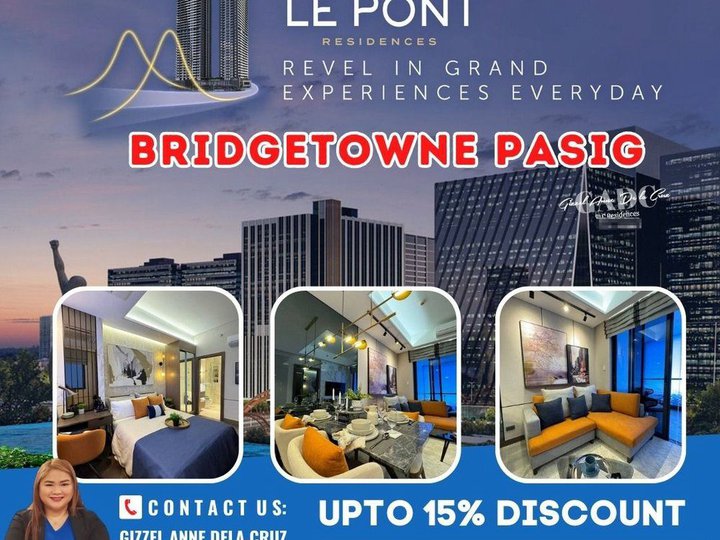 2BR Condo for sale at The Le Pont Residences in Pasig, Bridgetowne